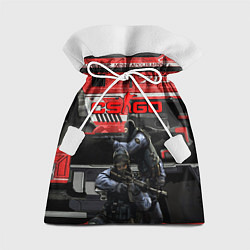 Мешок для подарков Skin agressor cs go, цвет: 3D-принт