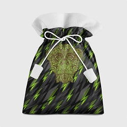Мешок для подарков Обезьяна из листьев, цвет: 3D-принт