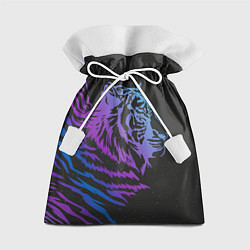 Мешок для подарков Tiger Neon, цвет: 3D-принт