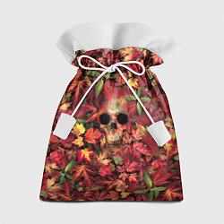 Мешок для подарков Осенний череп, цвет: 3D-принт