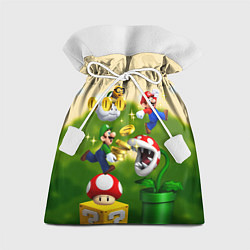 Мешок для подарков Mario Coins, цвет: 3D-принт
