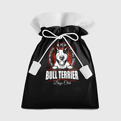 Мешок для подарков Бультерьер Bull Terrier, цвет: 3D-принт
