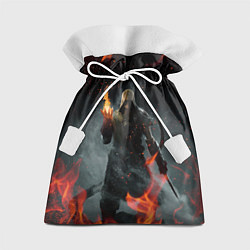 Мешок для подарков TES SKYRIM DOVAHKIN FLAME ДРАКОНОРОЖДЕННЫЙ, цвет: 3D-принт
