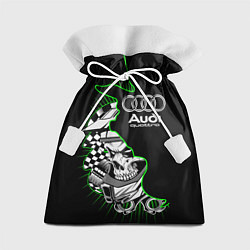 Мешок для подарков Audi quattro череп, цвет: 3D-принт