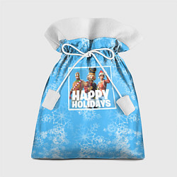 Мешок для подарков Happy holidays Fortnite, цвет: 3D-принт