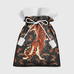 Мешок для подарков Тигр-хищник, цвет: 3D-принт