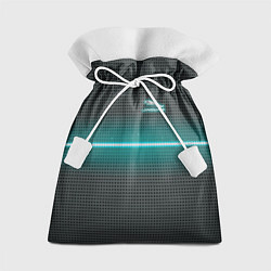 Мешок для подарков Jaguar blue neon theme, цвет: 3D-принт