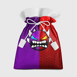 Мешок для подарков Geometry Dash: Violet x Red, цвет: 3D-принт