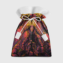 Мешок для подарков КРАТОС И БИТВА С БОССОМ, GOD OF WAR, цвет: 3D-принт