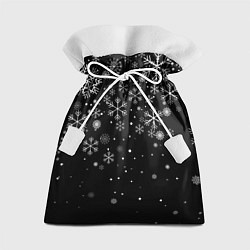 Мешок для подарков Снежинки - С Новый год, цвет: 3D-принт