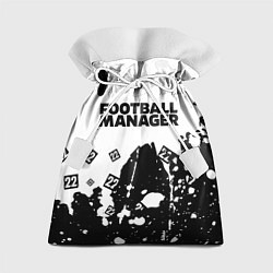 Мешок для подарков FOOTBALL MANAGER 2022 - Краски, цвет: 3D-принт