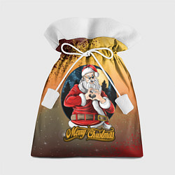 Мешок для подарков Santa love you, цвет: 3D-принт
