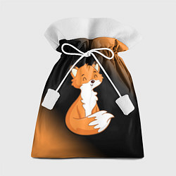 Мешок для подарков FOX - Градиент, цвет: 3D-принт