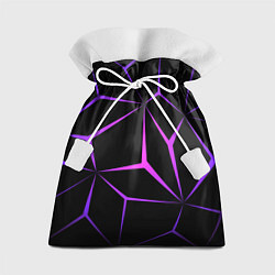Мешок для подарков НЕОНОВАЯ ГЕОМЕТРИЯ - NEON, цвет: 3D-принт