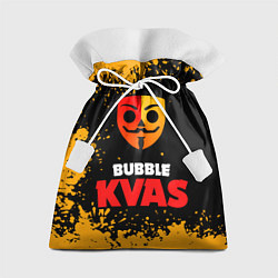 Мешок для подарков Bubble Kvas Бабл Квас, логотип, цвет: 3D-принт