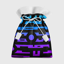Мешок для подарков Неоновая геометрия Neon, цвет: 3D-принт