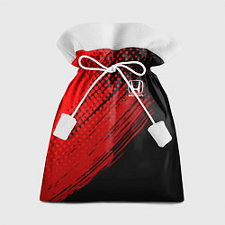 Мешок для подарков Honda - Red texture, цвет: 3D-принт