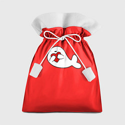 Мешок для подарков Кит с сердечком, цвет: 3D-принт