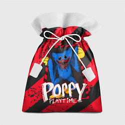 Мешок для подарков Poppy Playtime RED WARNING, цвет: 3D-принт