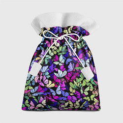 Мешок для подарков Витражные бабочки, цвет: 3D-принт