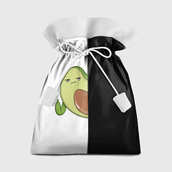 Мешок для подарков Злой авокадик, цвет: 3D-принт