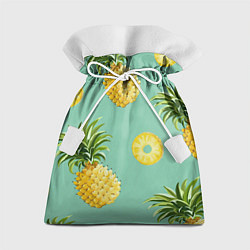 Мешок для подарков Большие ананасы, цвет: 3D-принт