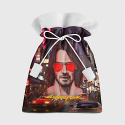 Мешок для подарков Johnny Cyberpunk2077 Джонни, цвет: 3D-принт