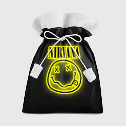 Мешок для подарков NIRVANA неон, цвет: 3D-принт