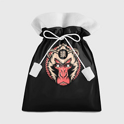Мешок для подарков Символ обезьяны, цвет: 3D-принт