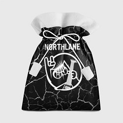 Мешок для подарков Northlane - КОТ - Трещины, цвет: 3D-принт