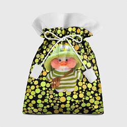 Мешок для подарков Лалафанфан взеленой шляпке, цвет: 3D-принт
