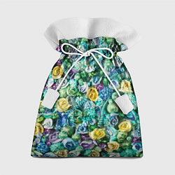 Мешок для подарков Акриловые Цветы - Паттерн, цвет: 3D-принт