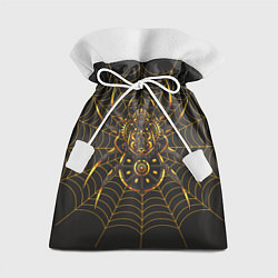 Мешок для подарков Стимпанк паук в паутине, цвет: 3D-принт