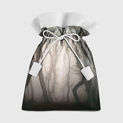 Мешок для подарков Лес Туман, цвет: 3D-принт
