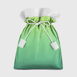 Мешок для подарков Shades of Green GRADIENT, цвет: 3D-принт