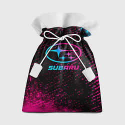 Мешок для подарков Subaru Neon Gradient FS, цвет: 3D-принт