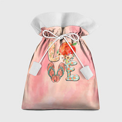 Мешок для подарков Love Summer Лето, цвет: 3D-принт