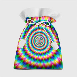 Мешок для подарков Радужная оптическая иллюзия, цвет: 3D-принт