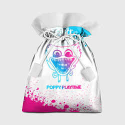 Мешок для подарков Poppy Playtime neon gradient style, цвет: 3D-принт