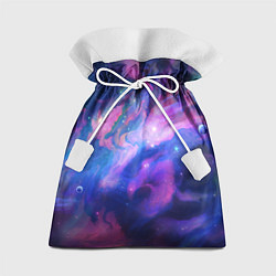 Мешок для подарков Космическое туманное сияние, цвет: 3D-принт