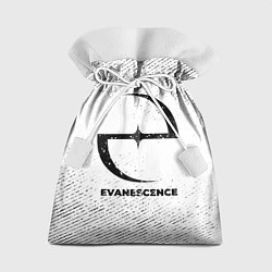 Мешок для подарков Evanescence с потертостями на светлом фоне, цвет: 3D-принт