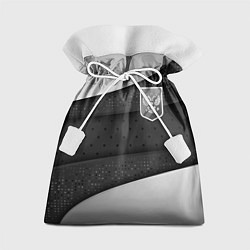 Мешок для подарков Черно-белый герб России, цвет: 3D-принт