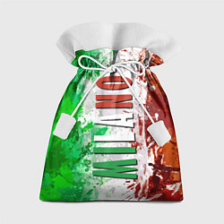 Мешок для подарков Флаг Италии - кляксы, цвет: 3D-принт