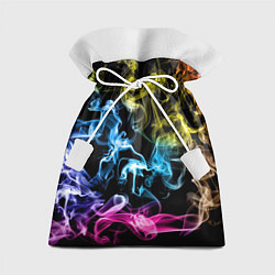 Мешок для подарков Эйфория в дыму, цвет: 3D-принт