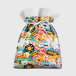 Мешок для подарков Skzoo stickers characters, цвет: 3D-принт
