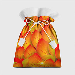 Мешок для подарков Осенние желтые листья, цвет: 3D-принт