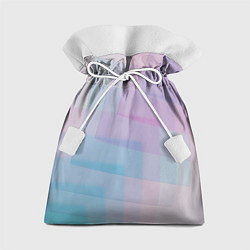 Мешок для подарков Абстрактное множество розовых и голубых стёкол, цвет: 3D-принт