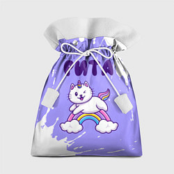 Мешок для подарков Рита кошка единорожка, цвет: 3D-принт