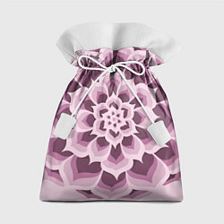 Мешок для подарков Цветочный узор в розовых тонах, цвет: 3D-принт