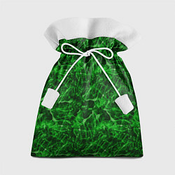 Мешок для подарков Зелёный лёд - текстура, цвет: 3D-принт